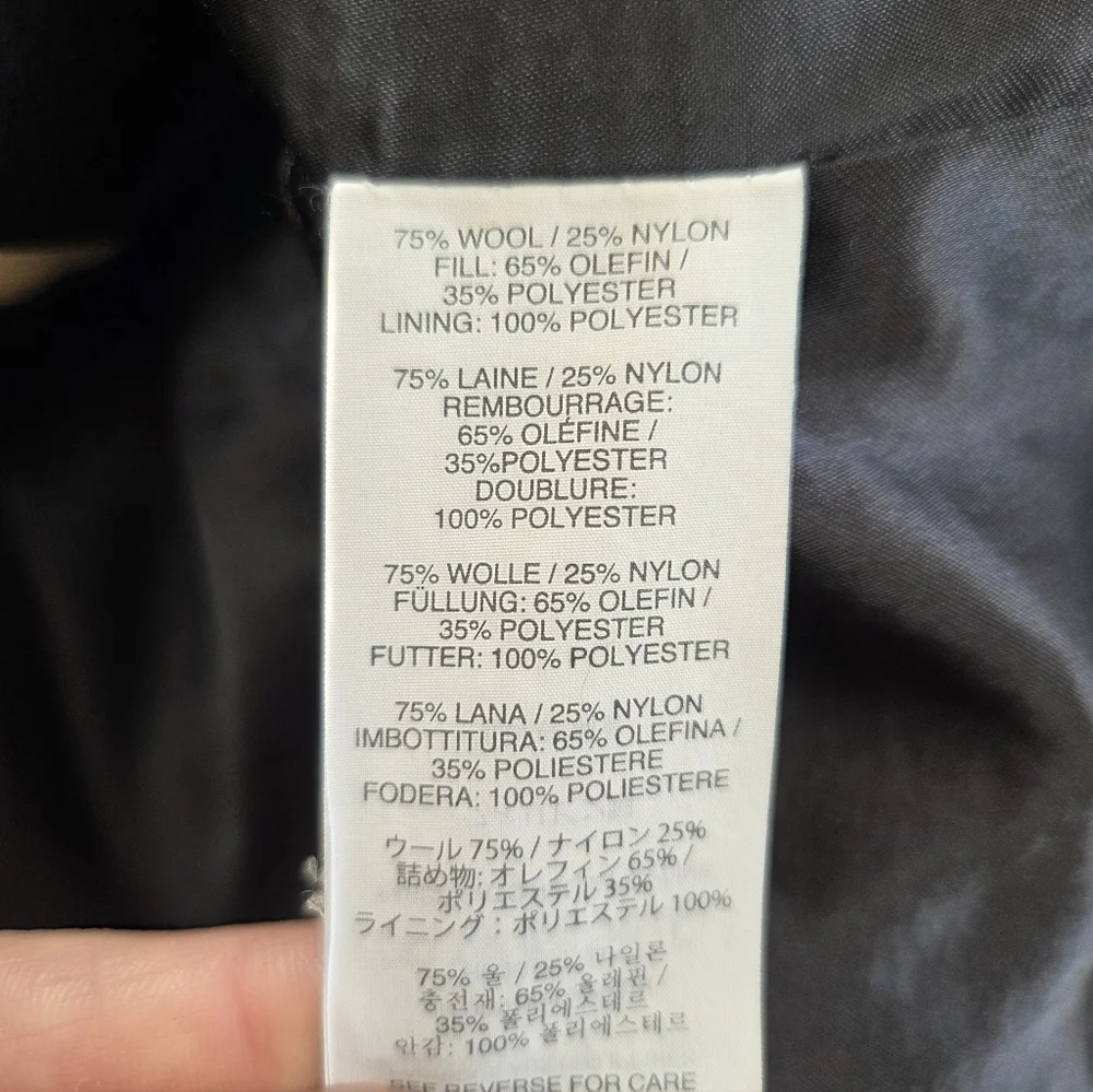 J. Crew Black Wool Long Coat - Picture 12 of 16